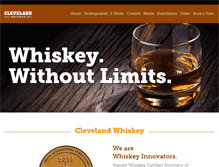 Tablet Screenshot of clevelandwhiskey.com